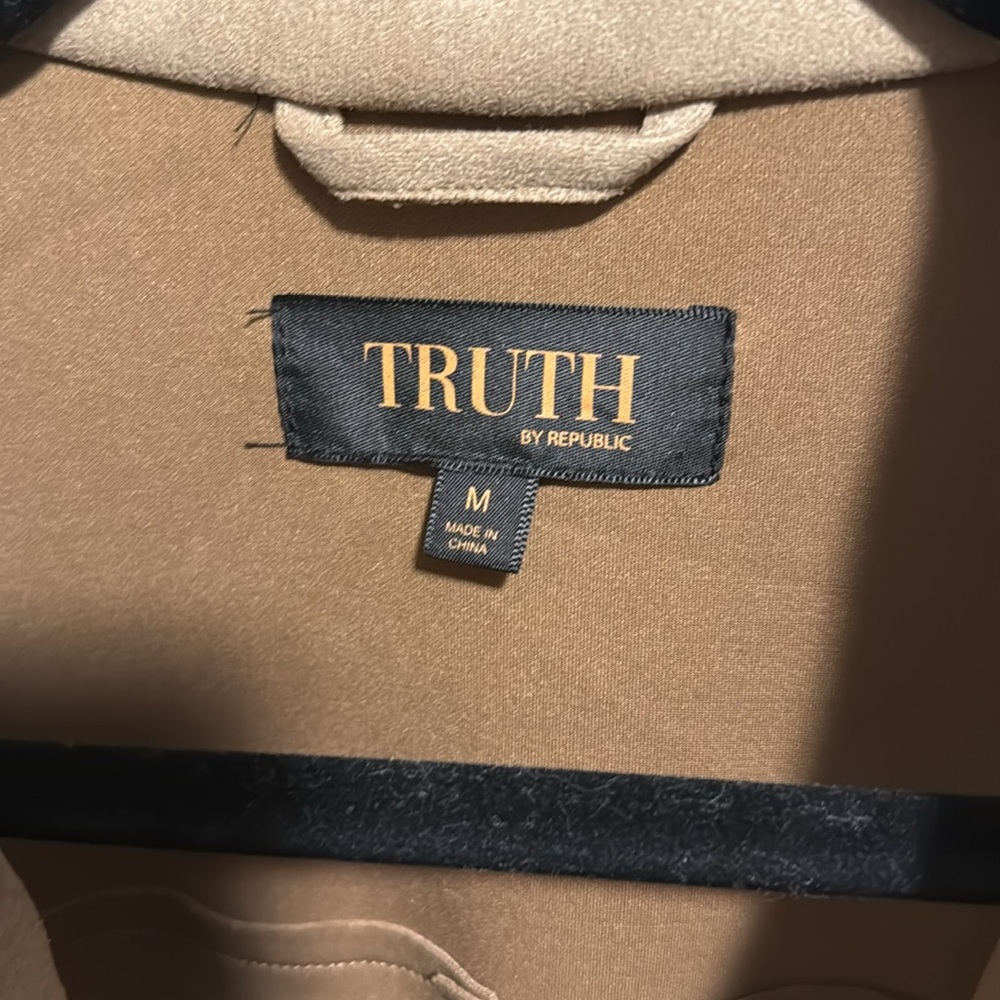 Light brown button up - size Large Medium, Truth by Republic - Picture 2 of 6